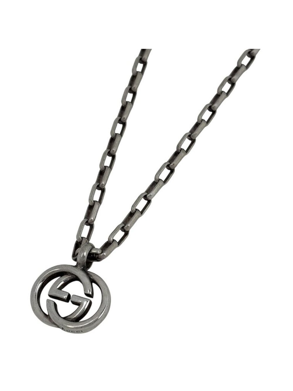 Gucci Necklace Interlocking G 925 Sterling Silver